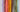 Scrunchie keycords Rainbow