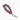 Scrunchie sleutelhanger - Bloemen Paars