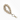 Scrunchie sleutelhanger - Bloem Creme