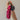 Scrunchie sleutelhanger - Pauw Roze