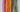 Scrunchie keycords Rainbow
