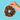 Scrunchie - Bruin - Blauw