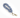 Scrunchie sleutelhanger - Pastel Rib Blauw