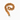 Scrunchie Keycord - Rainbow Cognac