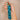 Scrunchie sleutelhanger - Pauw Blauw