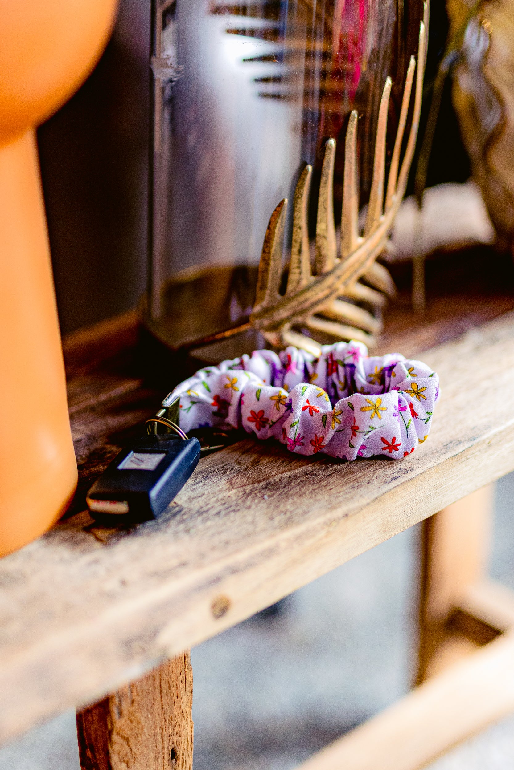 Scrunchie Sleutelhanger – Bloemen – Matia Studio Scrunchie Sleutelhanger – Bloemen – Matia Studio