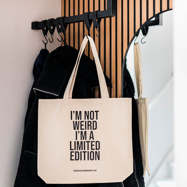 Canvas Tas - I'm not weird, i'm a limited edition
