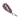 Scrunchie sleutelhanger - Pauw Glitter Paars