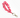 Scrunchie sleutelhanger - Panter Rood/Roze