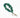 Scrunchie sleutelhanger - Pauw Turquoise
