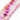 Bandeau - Dipdye Rib Roze/Paars