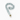 Scrunchie Keycord - Vakjes Blauw