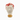 Bandeau - Linnen Creme/Rood
