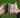 Scrunchie Apple Watch bandje - Grijs/Lila