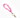 Scrunchie Sleutelhanger - Vakjes Roze